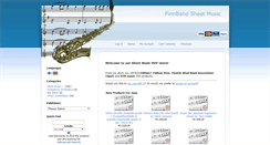 Desktop Screenshot of finnbandshop.com